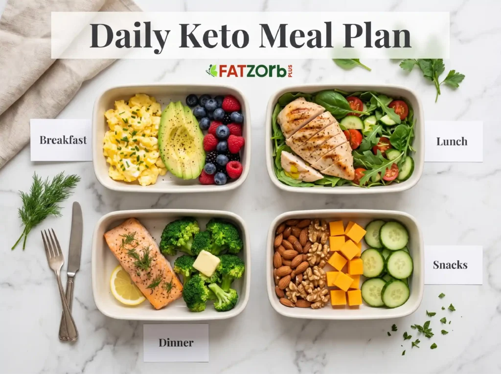 Daily Keto Meal Plan