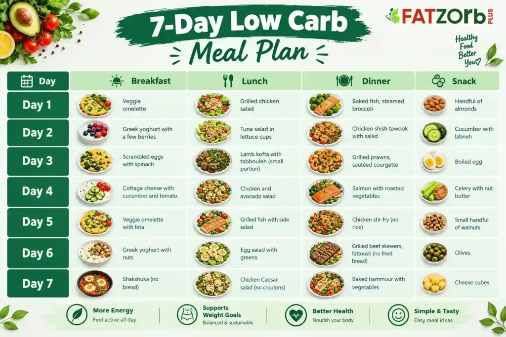 Low Carb Diet: Can It Really Help You Lose Weight Fast? 3 7 days low carb meal plan